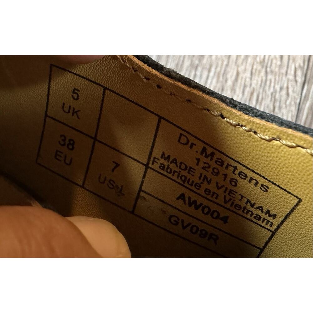 Dr. Martens 12916 Shoes Womens Size 7 Leather Double Strap Mary Jane Flats - Picture 13 of 13
